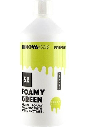 Fra-Ber Fraber Innovacar S2 Foamy Yeşil Renkli Ph-Nötr Şampuan 1 Lt