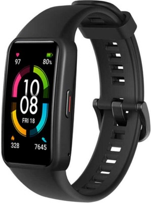 Tagomoon Huawei Band 6 Akıllı Bileklik ile Uyumlu Tokalı Silikon Kordon Kayış