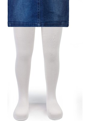 Civil Girls Kız Çocuk Külotlu Çorap 2-12 Yaş Ekru