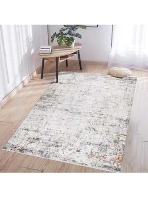 Valery Home Madrid Premium Yıkanabilir Pamuklu Kaymaz Tabanlı Orjinal Saçaklı Kilim- K1001A