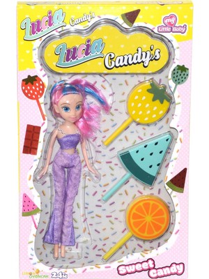 Limon Oyuncak LMN138 Lucia Candy's Bebek ve Şeker Oyun Seti -Limon