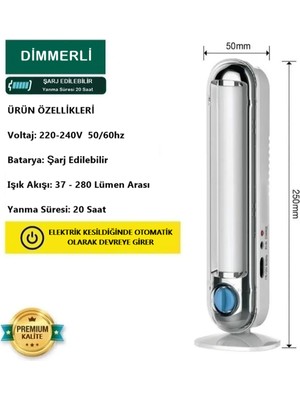 Ucuz Geldi Şarjlı Işıldak Acil Durum Lambası Kamp Lambası Cata Meriç Dimmerli Şarj Edilebilir Işıldak Fener