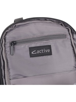 C-Active Erkek Bodybag Omuz Çantasi Oxford Kumaş 8619 Siyah