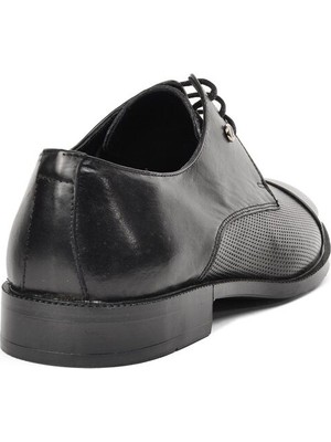 Pierre Cardin Siyah Erkek Hakiki Deri Klasik Ayakkabı