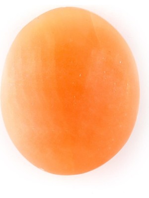 Zeynep Büyükbay Doğal Selenit Uyku Taşı Turuncu