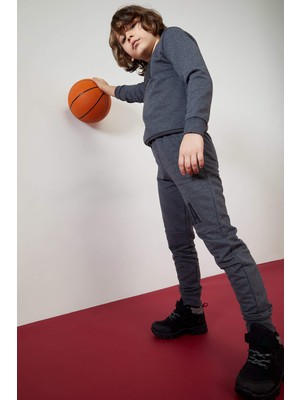 DeFacto Erkek Çocuk NBA Lisanslı Regular Fit Defacto Fit Jogger Eşofman Altı T7643A621SP