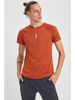 DeFacto Baskılı Extra Slim Fit Spor Tişört S0627AZ20AU