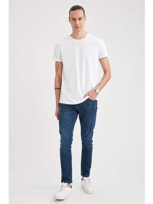 Defacto Carlo Skinny Fit Düşük Bel Dar Paça Jean Pantolon T3945AZ21SP