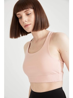 Defacto Halter Yaka Çıkarılabilir Pedli 2'li Spor Sütyen U8169AZ21SM