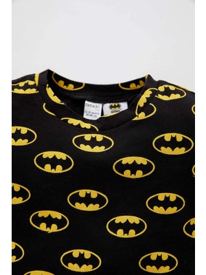 DeFacto Erkek Bebek Batman Lisanslı Kısa Kollu Tişört V7175A221HS