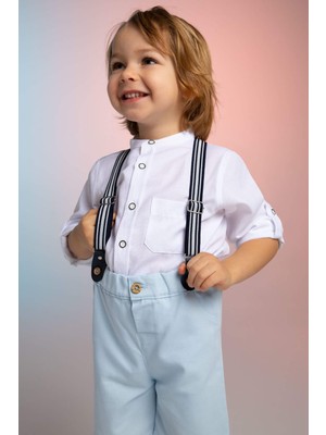 DeFacto Erkek Bebek Regular Fit Basic Uzun Kollu Gömlek X2296A222SP