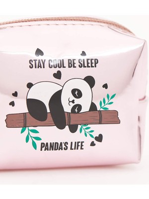 DeFacto Kadın Panda Baskılı Bozuk Para Cüzdanı U6345AZNS