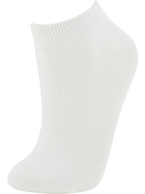 DeFacto Kadın 7'li Pamuklu Patik Çorap T7430AZNS
