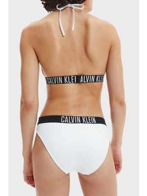 Calvin Klein Logolu Çıkarılabilir Dolgulu Üçgen Bikini Üstü Bayan Bikini Üstü KW0KW01824 Ycd