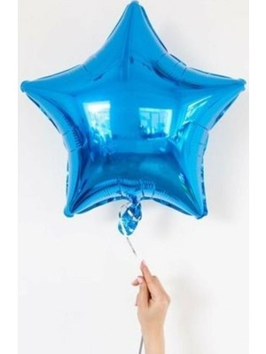 Mavi Yıldız Folyo Balon 45 cm - 1 Adet