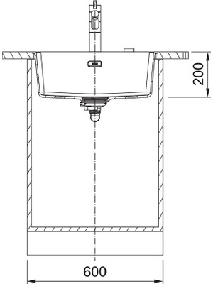 Franke Mrg 210/110-52 Nero Tezgah Altı/sıfır Maris Granit Eviye