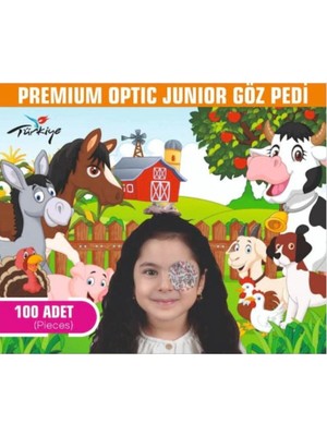 Morpoppy Medrosan Göz Kapama Bandı Kız Çocuk Için 100 Adet