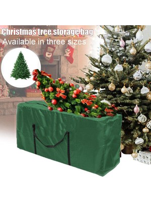 Bawei Ağır Noel Ağacı Saklama Çantası Gözyaşı Geçirmez Duffle Çanta Su Geçirmez Yeşil 122X39X55 cm