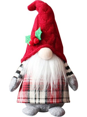Bawei Gnome Yılbaşı Yüzsüz Bebek Ev Süs Sakal Için Merry Xmas Dekorasyonu