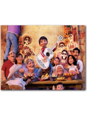 Cakatablo Coco Gitarist Çocuk ve Masada Tüm Karakterler