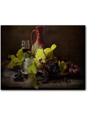 Cakatablo Üzüm ve Şarap Sürahi Görseli