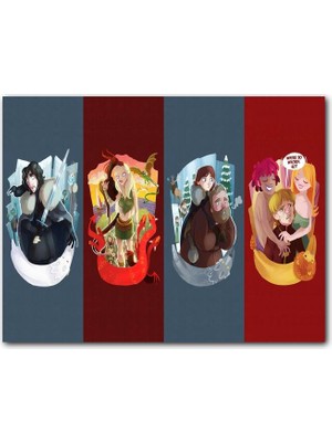 Cakatablo Game Of Thrones Çizgi Film Karekterleri Görseli