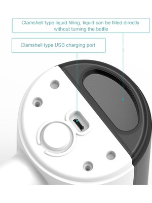 Sunsky 450 ml Akıllı Indüksiyon Dezenfeksiyon Şarj Edilebilir Elektrikli El Sabun Dağıtıcı Jel (Yurt Dışından)