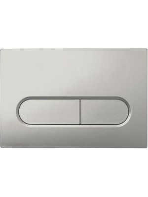 Kale Capsule Gömme Rezervuar Kumanda Paneli Mat Krom Versus Gömme Uyumlu