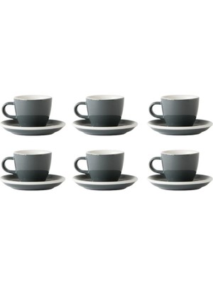 Acme Evolution 6'lı Espresso Fincan Seti Gri