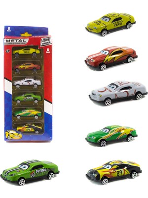 Erzi 1:55 Ölçek Metal Model Arabalar 6lı Set 8 cm