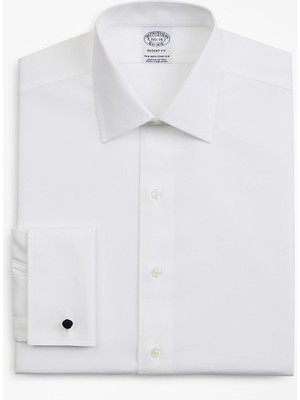 Brooks Brothers Erkek Beyaz Regent Kesim Non-Iron Gömlek