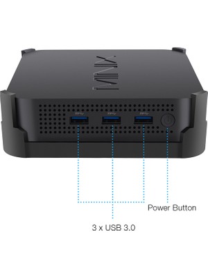 Minix Mini Pc Intel Celeron J4125 8GB/240GB 256 GB SSD Windows 10 Pro Mini Pc