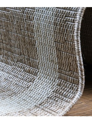 Potamia Alto Bej Sisal Dekoratif İnce Makine Halısı HG118