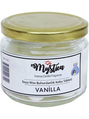 Mystica Soya Wax Buhurdanlık Kokusu Vanilla Kalp Modelli 100 gr