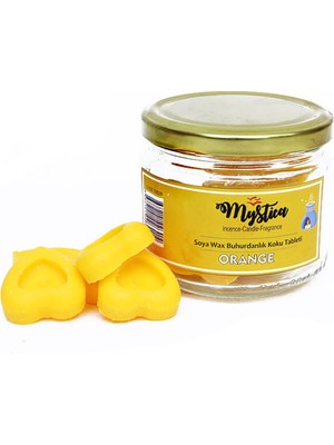 Mystica Soya Wax Buhurdanlık Kokusu Orange Kalp Modelli 100 gr