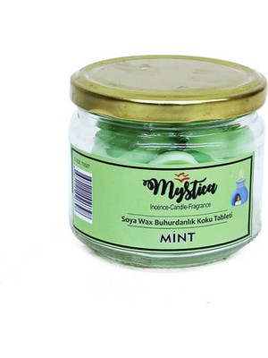 Mystica Soya Wax Buhurdanlık Kokusu Mint(Nane) Kalp Modelli 100 gr