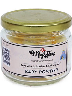 Mystica Soya Wax Buhurdanlık Kokusu Baby Powder Kalp Modelli 100 gr