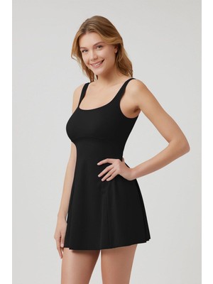 Kom Kadın Jerom Şortlu Elbise Toparlayıcı Mayo 1M13MAEY191.001