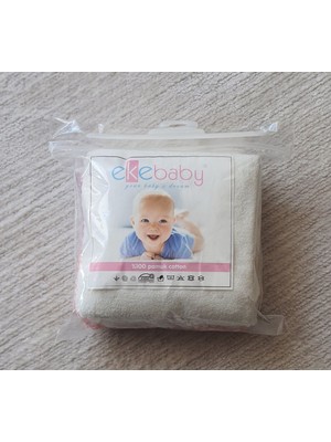 Eke Baby Renkli, Oyalı, 28X28 cm 6'lı Kız Bebek Ter Havlusu