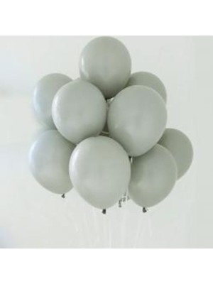 Bal10 Dünyası Pastel Gri Balon 100 Adet