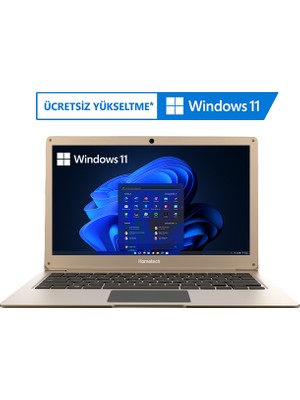 Hometech Alfa 470C Intel Celeron N4020 4GB 128GB SSD Windows 10 Home 14.1" Hd Gold Taşınabilir Bilgisayar
