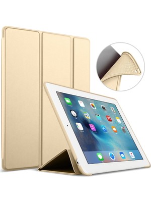 MobaxAksesuar Apple iPad 9. Nesil 10.2" 2021 Kılıf Arkası Silikon Smart Case A2602 A2603 A2604 A2605