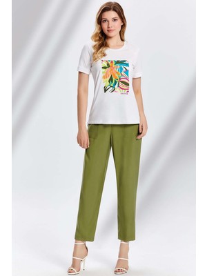 Guitar 22055 Beyaz Tişört