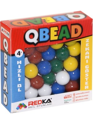 Redka Qbead Eğlenceli Renkli Boncuklarla Hızlı Düşünme Geliştirici 4 Kişilik Oyun Seti