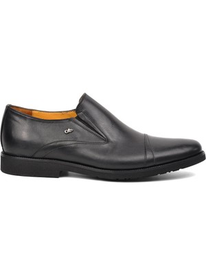 Dr. Flexer   021403 Siyah  Deri Erkek Comfort Günlük Ayakkabı