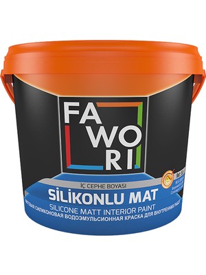 Fawori Silikonlu Mat Iç Cephe Boyası 2,5 Lt
