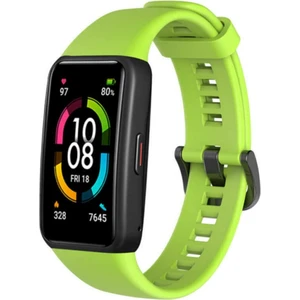 Huawei Band 6 Akıllı Bileklik ile Uyumlu Tokalı Silikon Kordon Kayış