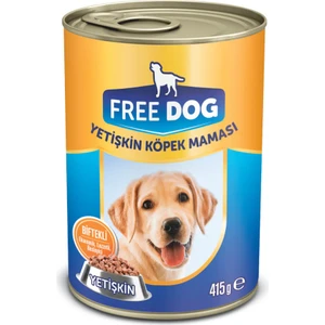 Free Dog Köpek Mama Biftek Yetişkin 415 gr