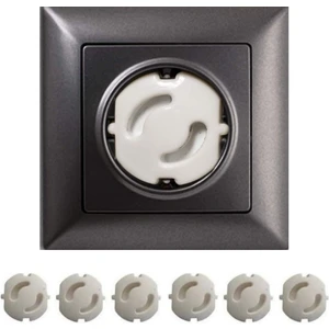 Buffer® Bebek Çocuk Priz Koruma Kapağı (6 Adet) Çocuk Güvenliği, Priz Muhafazası, Priz Kapatıcı