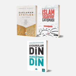 Saklanan Ayetler - Kaynaklarına Göre Islam Tasavvuf Çatışması - Uydurulan Din ve Kuran’daki Din 3 Kitap Set